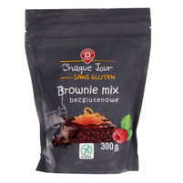 WM Brownie mix bezglutenowe 300 g. Mieszanka do samodzielnego wypieku ciasta o smaku kakaowym.