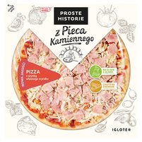 Proste Historie Z Pieca Kamiennego Pizza z szynką własnego wyrobu 390 g