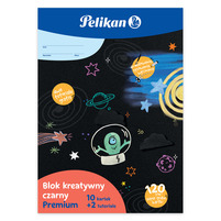 Pelikan Blok kreatywny czarny A4