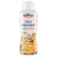 Piątnica Skyr jogurt pitny typu islandzkiego kokos & ananas 330 ml