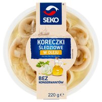 Seko Koreczki śledziowe w oleju 220 g