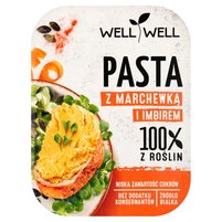 Well Well Pasta z marchewką i imbirem 125 g