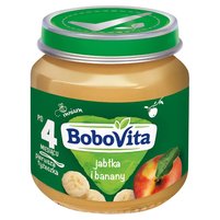 BoboVita Jabłka i banany po 4 miesiącu 125 g