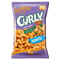 Lorenz Curly Chrupki kukurydziane o smaku słonego karmelu 100 g