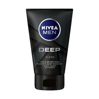 Nivea MEN Żel do mycia twarzy i zarostu Deep 100 ml