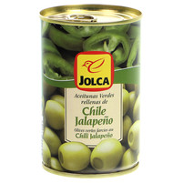 JOLCA OLIWKI ZIELONE NADZIEWANE PAPRYKĄ JALAPENO 300G