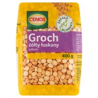 Cenos Groch żółty łuskany połówki 400 g