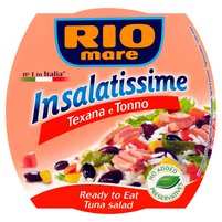 Rio Mare Insalatissime Texana e Tonno Gotowe danie z warzyw i tuńczyka 160 g