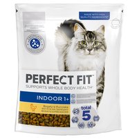 Perfect fit indoor 1+ Sucha karma dla kota bogata w kurczaka  750g