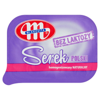 Mlekovita Serek homogenizowany Polski bez laktozy naturalny 150 g