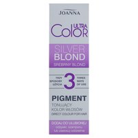Joanna Ultra Color Pigment tonujący kolor włosów srebrny blond 100 g