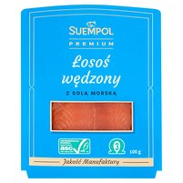 Suempol Premium Łosoś wędzony z solą morską 100 g