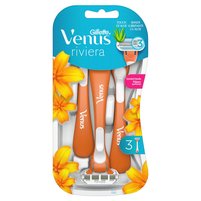 Gillette Venus Riviera Maszynki jednorazowe, liczba sztuk w opakowaniu: 3