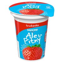 Danone Ale Pitny Napój jogurtowy truskawka 300 g