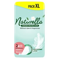 Naturella Ultra Tender Protection Normal Plus, Bez barwników i substancji zapachowych, podpaski 16szt