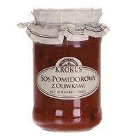 Krokus sos pomidorowy z oliwkami bez dodatku cukru 340g