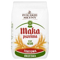 Polskie Młyny Mąka pszenna tortowa brzeska typ 450 1 kg