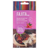 Casa de Mexico Fajita Mix Mieszanka przypraw do dań kuchni meksykańskiej 20 g