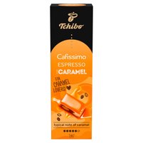 Tchibo Cafissimo Espresso Caramel Kawa palona mielona w kapsułkach 75 g (10 x 7,5 g)