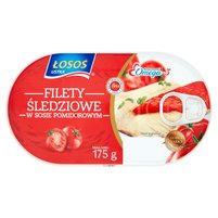 Łosoś Ustka Filety śledziowe w sosie pomidorowym 175 g