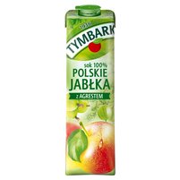 TYMBARK Sok 100% Polskie Jabłka z Agrestem 1l