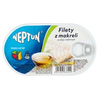 Neptun Filety z makreli w oleju roślinnym 170 g