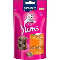 Vitakraft Cat Yums przysmak dla kota kurczak z kocią trawą, 40 g