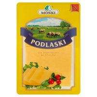 MSM Mońki Podlaski ser pełnotłusty typu holenderskiego plastry 150 g