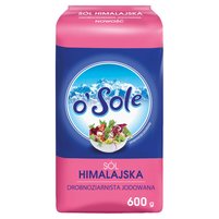 o'Sole Sól himalajska drobnoziarnista jodowana 600 g