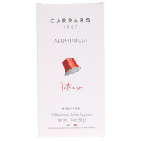 Carraro Intenso mieszanka kawy palonej i mielonej kapsułki 10x5,5g