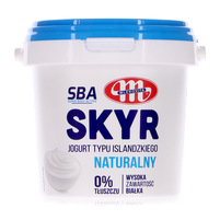 Mlekovita Skyr Jogurt typu islandzkiego naturalny 0% tłuszczu wysoka zawartość białka 500G