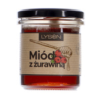 LYSON MIÓD Z ŻURAWINĄ 370G