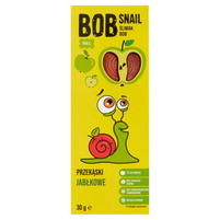 Bob Snail Przekąski owocowe jabłkowe 30 g (3 sztuki)