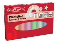 Herlitz Plastelina pastelowa 8 kolorów