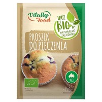 Vitally food proszek do piecznia bio 15g