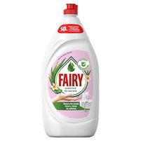 Fairy Skóra wrażliwa Aloe Vera & Pink Jasmine Płyn do mycia naczyń, delikatny dla skóry 1350 ML