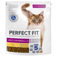 Perfect Fit Anti Hairball 1+ Sucha karma dla dorosłych kotów 750 g