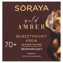 Soraya Gold Amber Bursztynowy krem regenerujący na dzień i na noc 70+ 50 ml