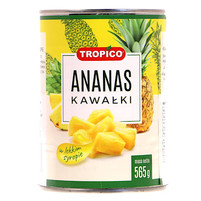 TROPICO ANANAS KAWAŁKI 565G