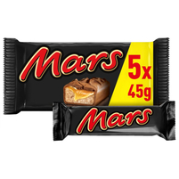 Mars Baton z nugatowym nadzieniem oblany karmelem i czekoladą 225 g (5 x 45 g)