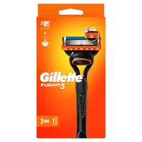 Gillette Fusion5 Maszynka do golenia dla mężczyzn, 1 maszynka, 2 ostrza wymienne