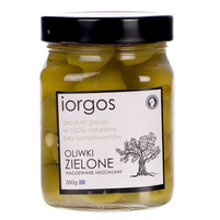 Iorgos oliwki zielone nadziewane migdałami 350g