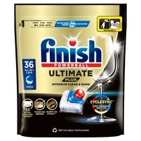 Finish Ultimate Plus Fresh Kapsułki do mycia naczyń w zmywarce 439,2 g (36 sztuk)