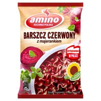 Amino Zupa błyskawiczna barszcz czerwony z majerankiem 66 g