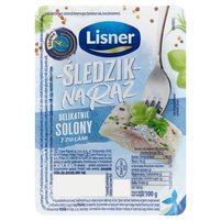 Lisner Śledzik na raz delikatnie solony z ziołami 100 g