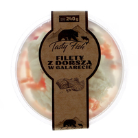 Tasty fish filety z dorsza w galarecie 240g