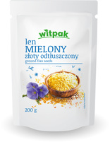 Witpak len mielony złoty odtłuszczony 200g