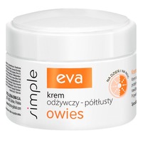 EVA Simple Krem odżywczy-półtłusty do twarzy z owsem 50 ml