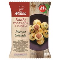 Mateo Kluski podkarpackie z mięsem 900 g