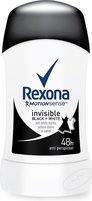Rexona Invisible Black+White Antyperspirant w sztyfcie dla kobiet 40 ml